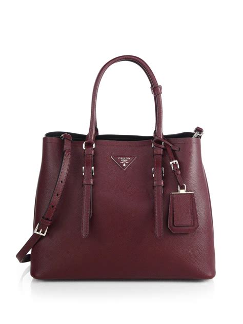 prada double saffiano cuir|Prada Double Saffiano Leather Tote Bag .